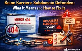 keine karriere-subdomain